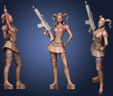 3D model Harley Quinn (STL)